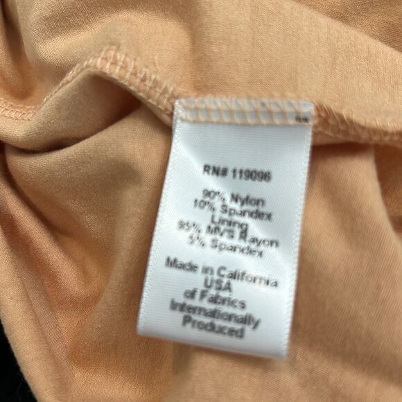 Nightcap Size 1 Black Dress Maxi Boatneck Floral Lace Keyhole & Slit Back Lined - Picture 13 of 16